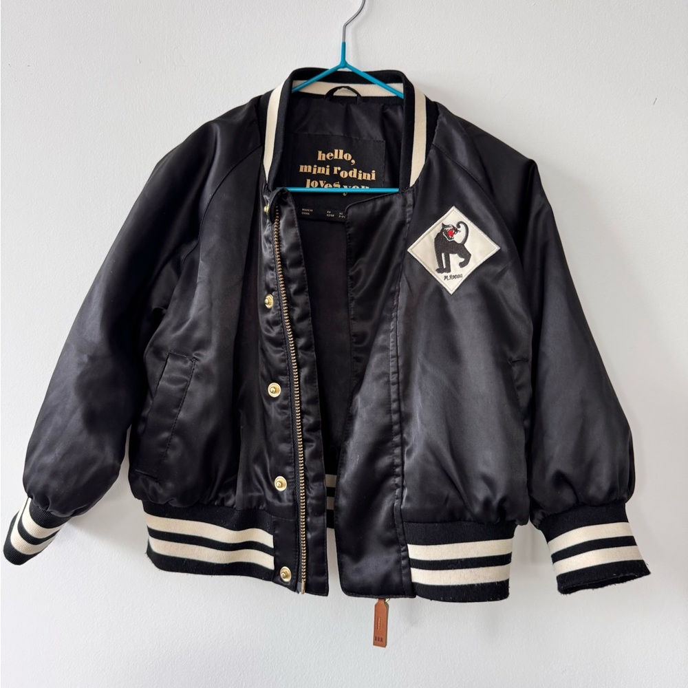 Mini Rodini Black Panther Kids Jacket